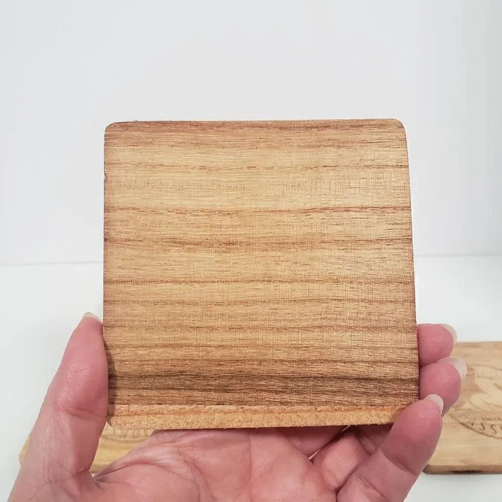 Disney Parks Pass‎ holder Chef Minnie Mouse Wood Coaster Set Drinks